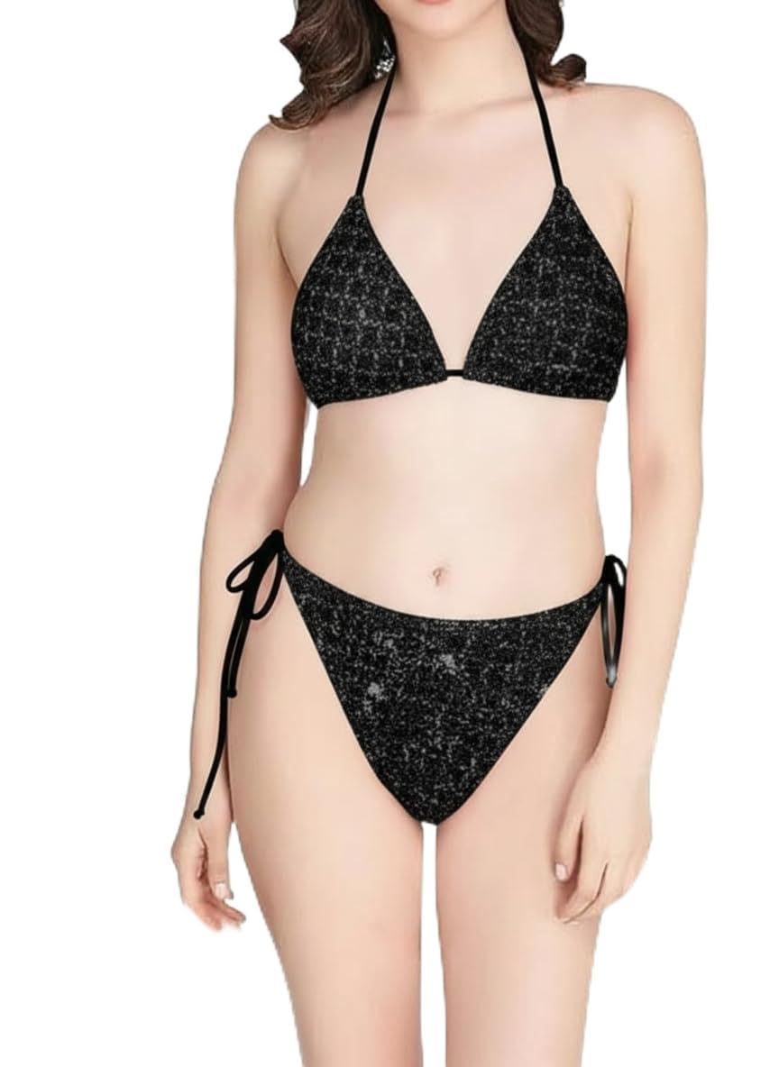 golkipar(label) Women's Crochet Net Beachwear Set - Includes Bra, Panty, Shrug & Mini Skirt - Mesh Swimsuit Cover-Up for Beach, Pool & Honeymoon-picture-12