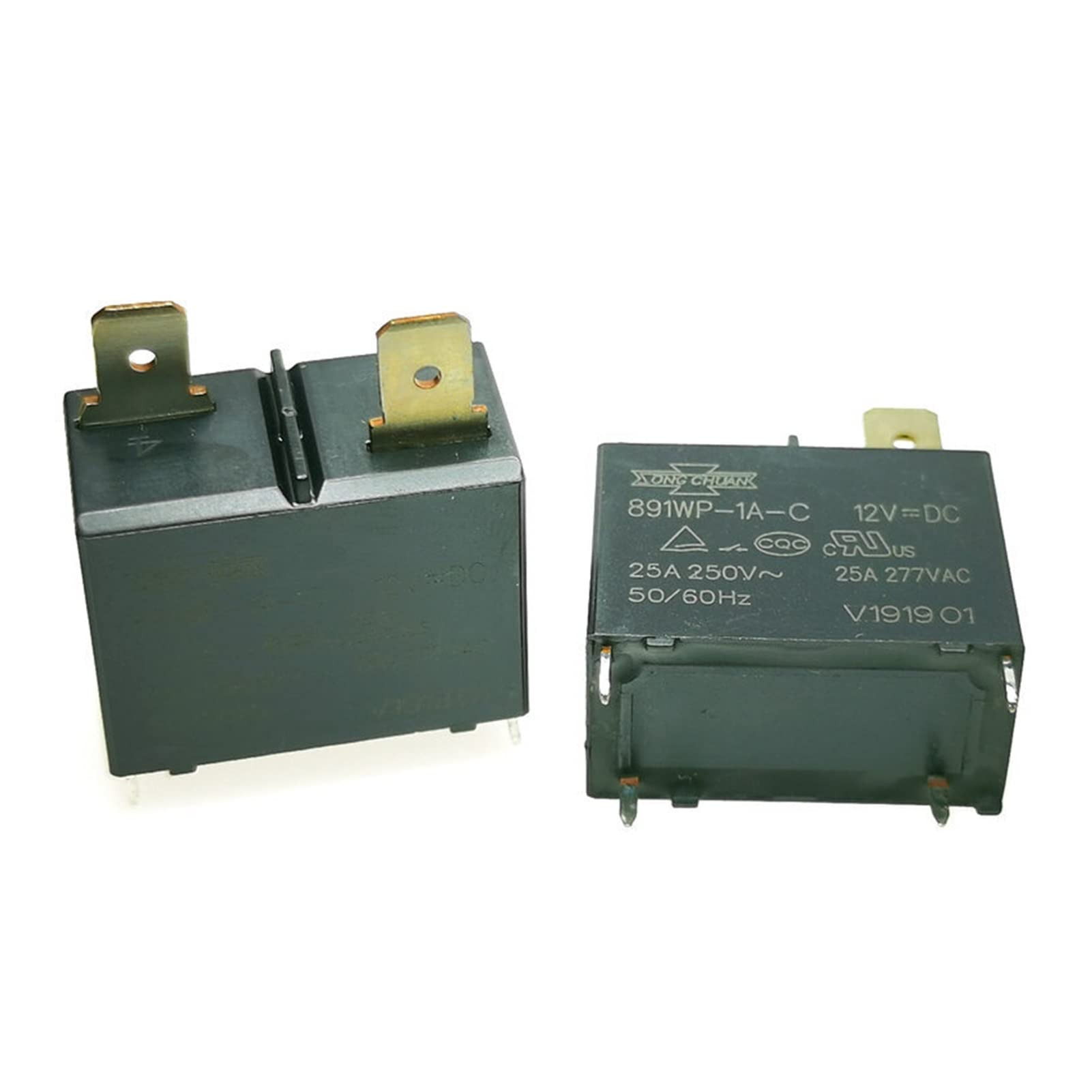 Relais 891WP-1A-C 12VDC 25A composant électronique de commutation bipolaire