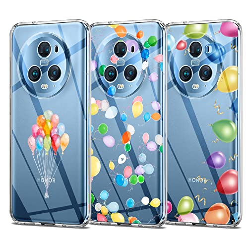 Custodia Honor Magic 5 Pro Con Motivo A Rilievo 3D - Cover TPU + PC Antiurto Sottile - Ricarica Wireless - 3