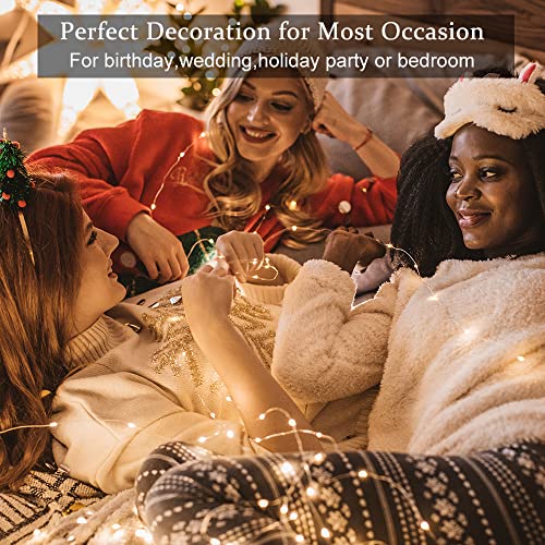 4Pack Usb Fairy Lights 33Ft 100 Micro Leds,String Lights Indoor For Teen Girls, Bedroom Decor For Christmas Lights,Party Wedding Festival Decoration #TOP1