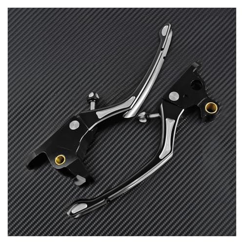 Levier d'embrayage de frein moto CNC noir pour Harley Softail 15-17