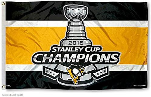 WinCraft Pittsburgh Penguins 2016 Stanley Cup Champs Flag