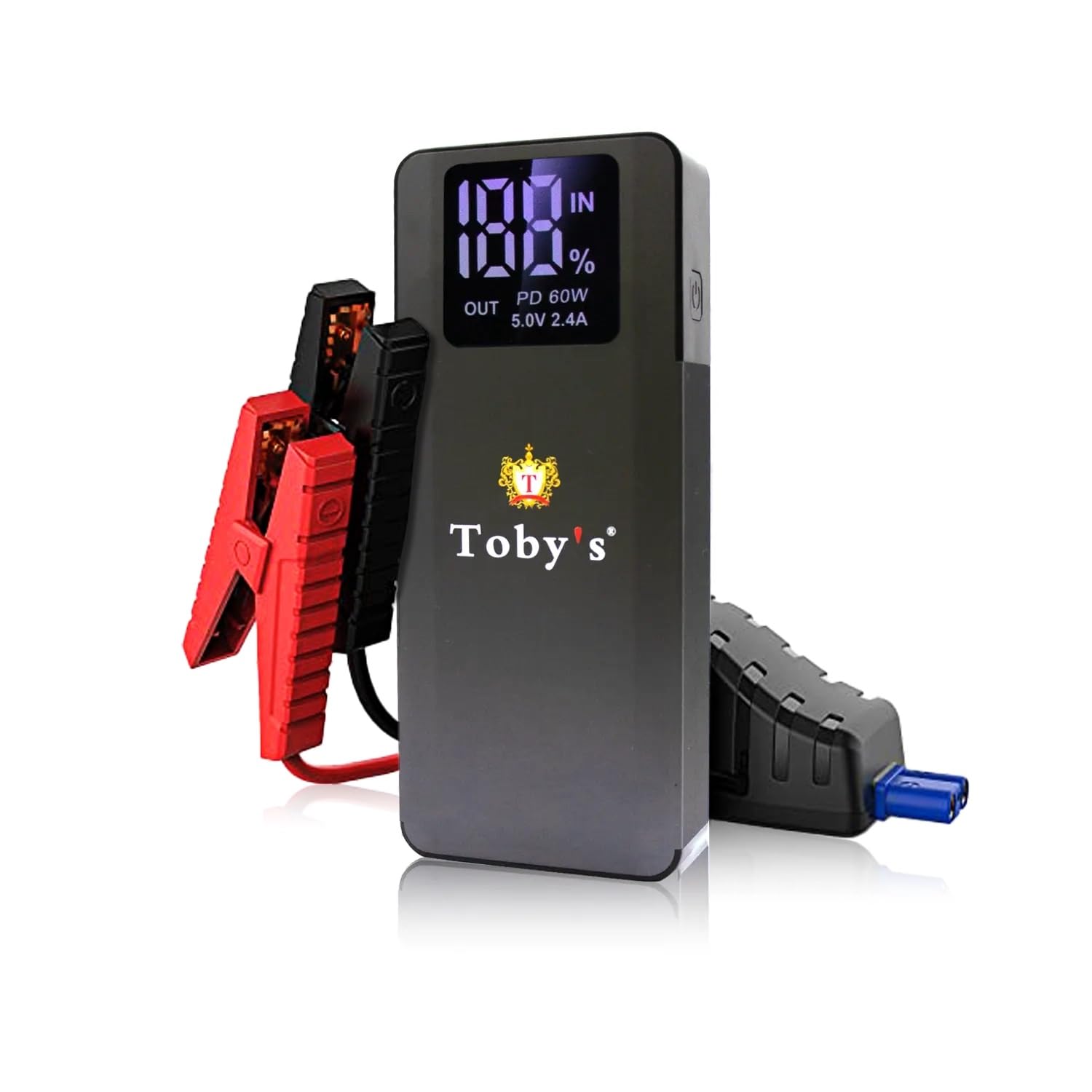 Super Power 16000mAh With 59.2WH Car Jump Starter Recharge Car Battery ABS Housing Material with Waterproof Resistance