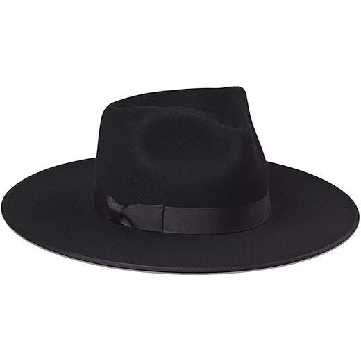 Lack of Color Women's Rancher Fedora Hat (Noir, Small (55 cm))