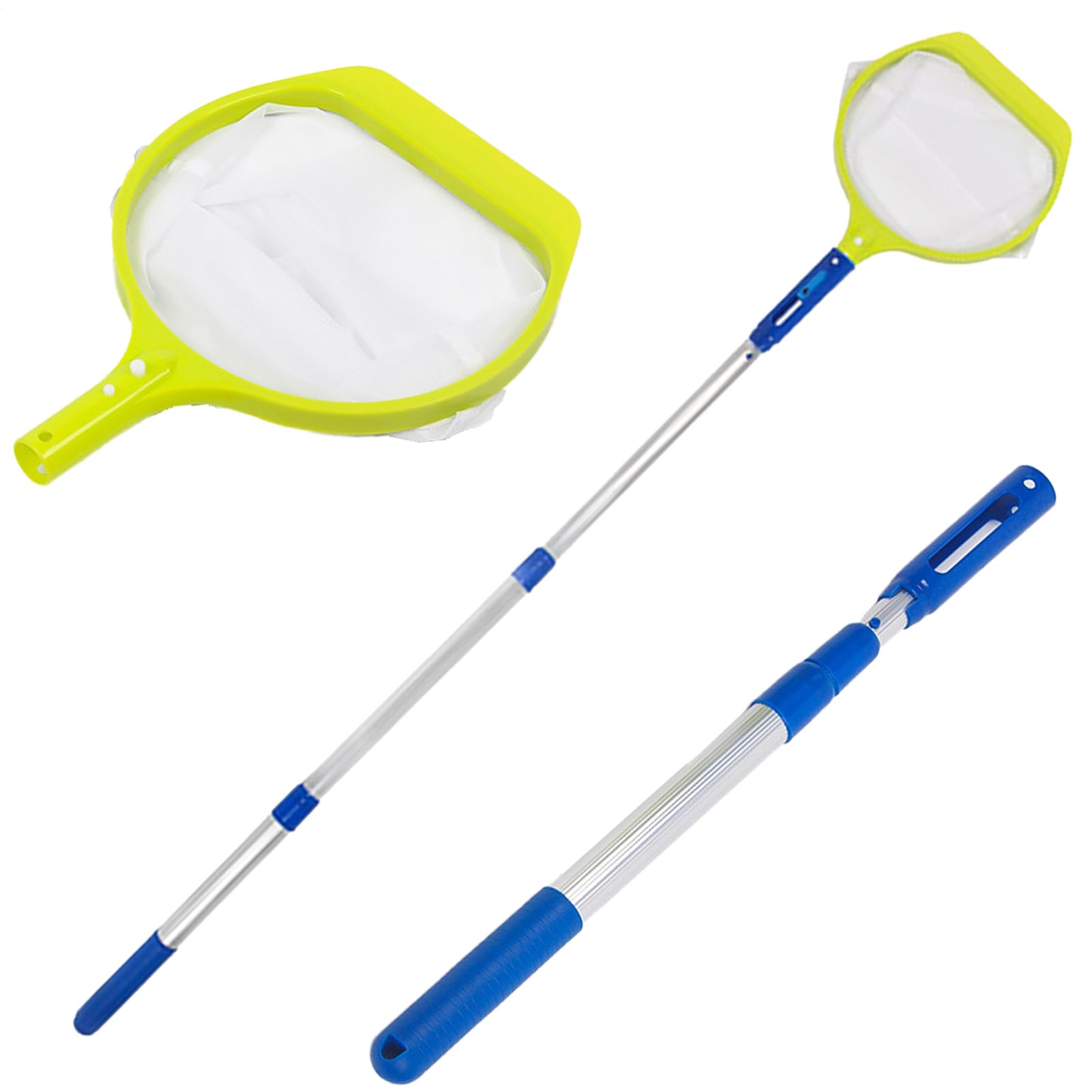 Épuisette pour piscine au maillage fin filtrant les impuretés pour un bassin propre