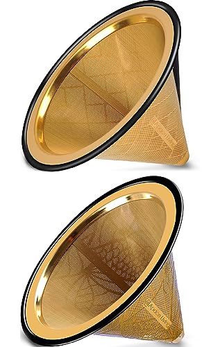 Gold - Coffee Filter Pattern #1 + Coffee Filter Pattern #2