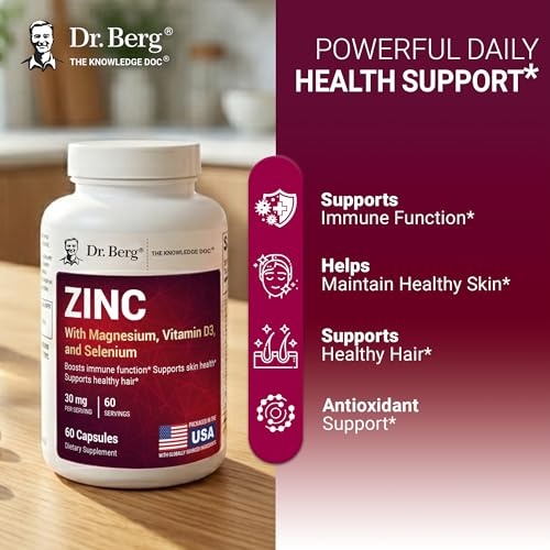 Dr. Berg Nutritionals s-zinc-60c-FBA Zinc Supplement
