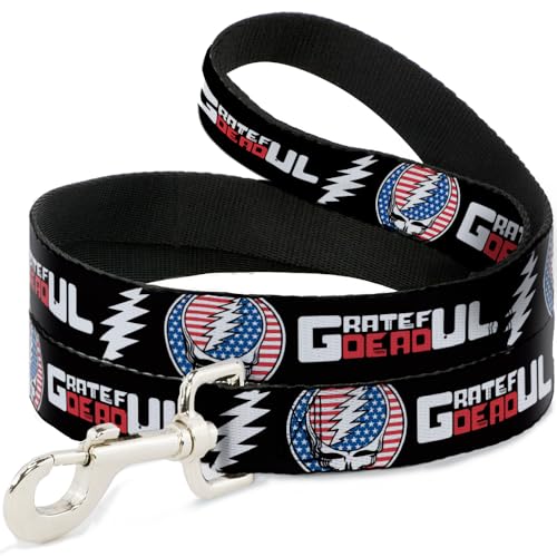 Laisse pour chien Grateful Dead robuste contre les tractions brusques
