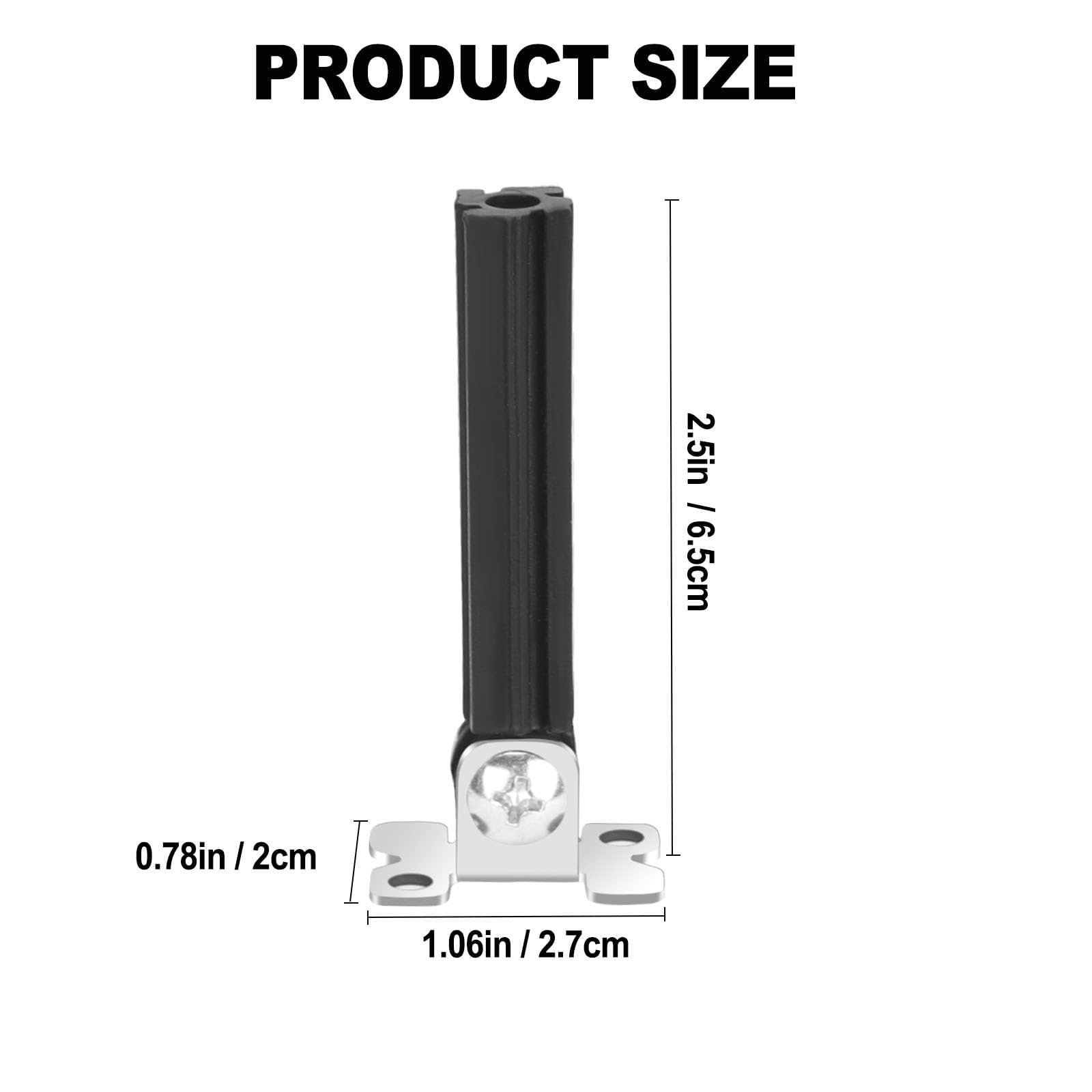 Connecteurs D'angle Réglables Sidasu Pour Tube Carré 1/2" - Lot De 10 Avec Vis - Noir