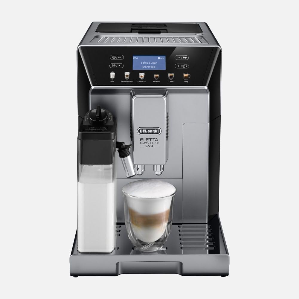 De'Longhi Delonghi ECAM46860B Eletta Evo Fully Automatic Espresso Cappuccino Coffee Maker with One Touch LatteCrema System, Large - Thumbnail 3