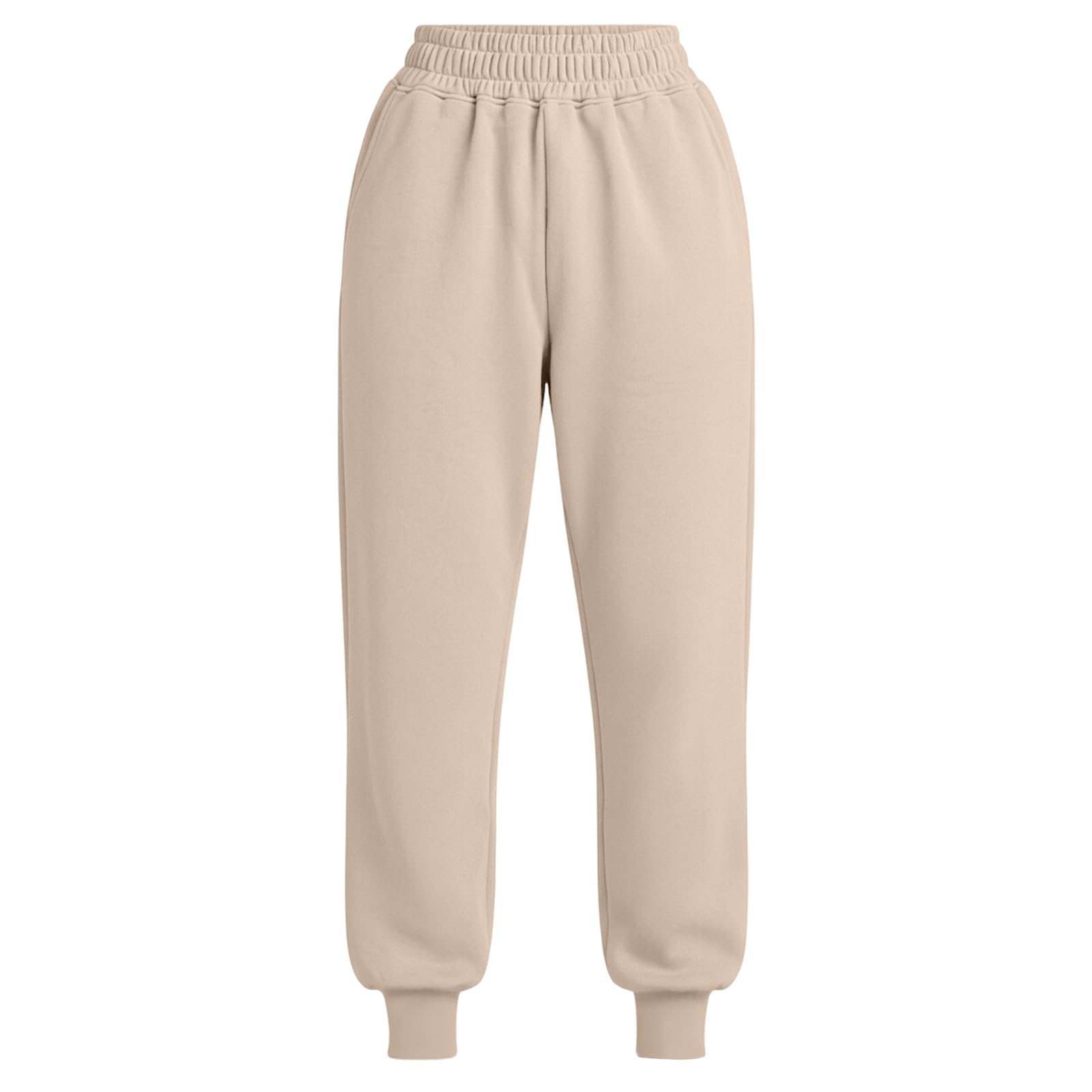 Generico Pantaloni Sportivi Donna Pantaloni a Gamba Larga con Elastico in Vita Pantalone Jogger con Coulisse Comodi Pantlone Cotone Morbidi Casual Pants Lunghi per Allenamento Jogging Fitness