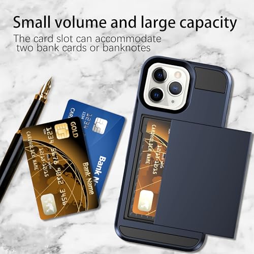 Coque iPhone 11 Pro bleu marine antichoc avec protection écran verre - 3
