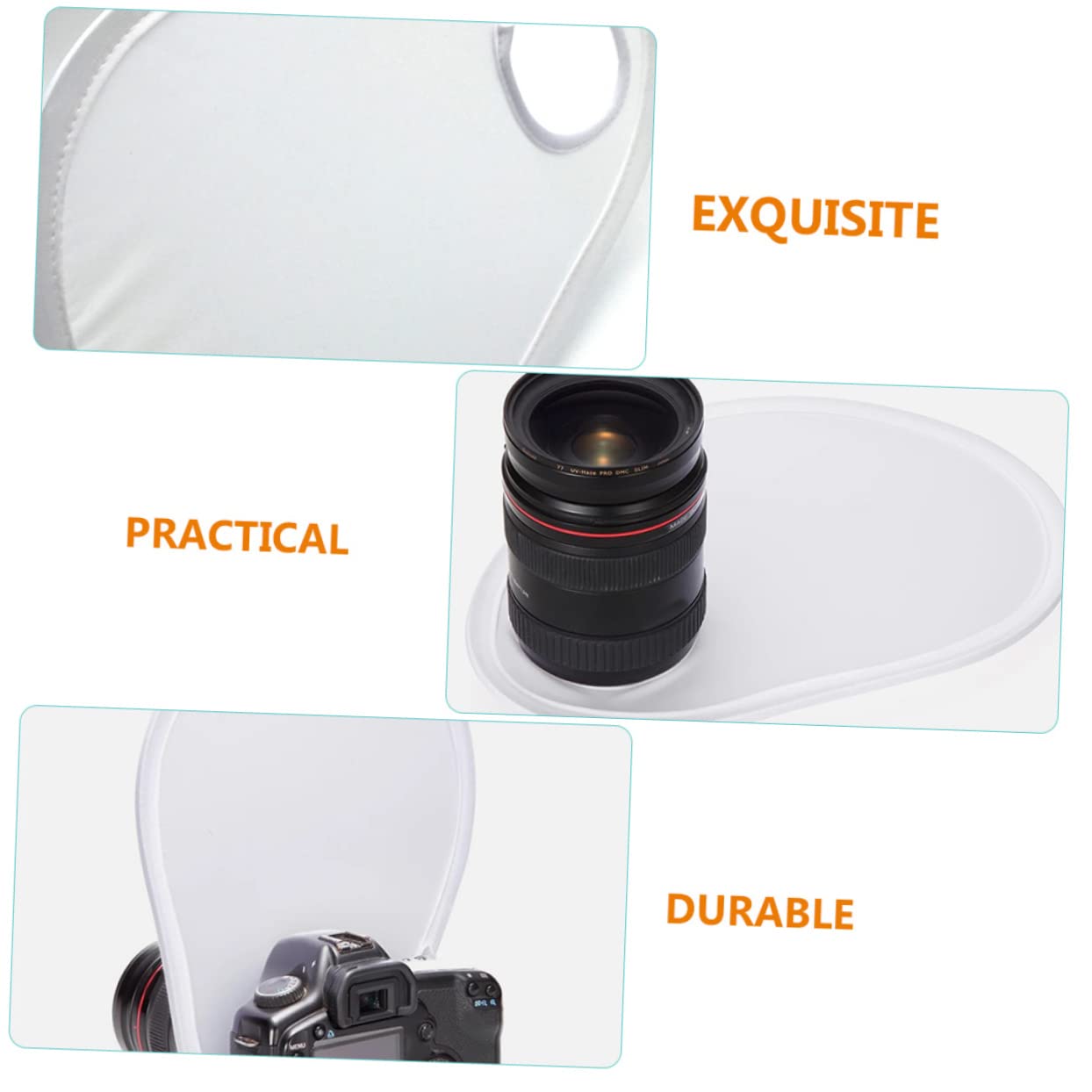 jojofuny Mini Diffuser Studio Flash Reflector Diffuser Photography Accessories Camera Mini Photo Light Reflector Magsphere Light Reflector Diffuser Camera Flash Reflector Soft Cloth White