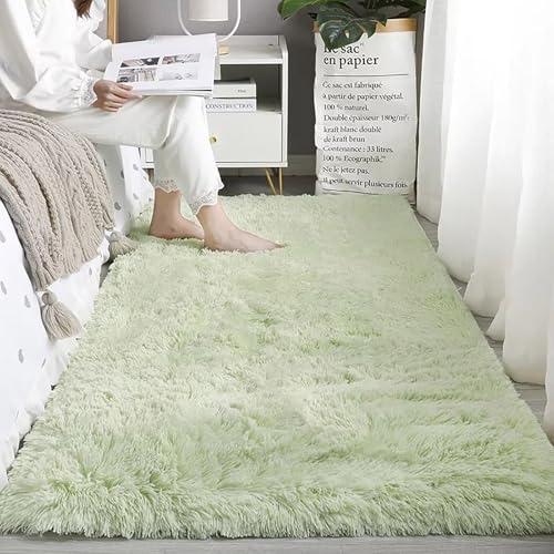 BK&MF ���_������V���M�[���O ���\�t�g�ӂ�ӂ튊��~�߃t���A�}�b�g ��^���ё������J�[�y�b�g ���r���O�E�Q���E�x�b�h�T�C�h�p,Green b,60x200cm(24x79inch)