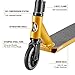 Albott Pro Scooters Trick Scooter - Freestyle 110mm Aluminium Core Wheels Stunt Scooters for Kids 8 Years and Up Entry Level Scooter for Beginner Boys Teens Adults(Gold)
