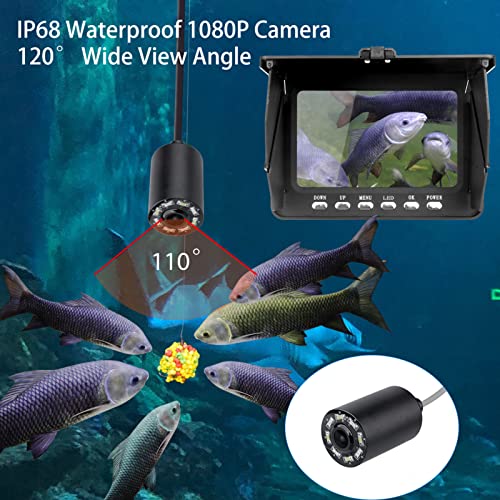 Image of MAVIS LAVEN Underwater Camera Fish Detector 5000MAH IP68 1080P USB 5in LCD 680g 20m Cable