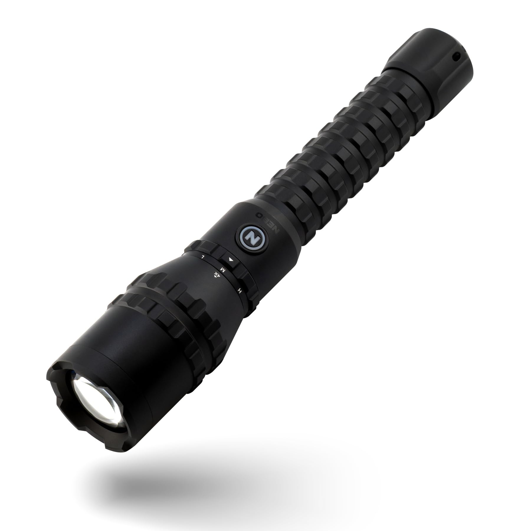 Nebo Black Davinci 8000 – 8,000 Lumen Rechargeable Mag‑Dial Flashlight, Usb‑C Power Bank, 5 Modes, 4× Zoom, Ip67 Waterproof, Anodized Aircraft‑Grade Aluminium