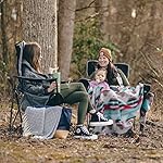Sunnyfeel Xxl Camping Chair Heavy Duty Oversized Folding Camping Chair Seat Width 69cm Seat Depth 58cm