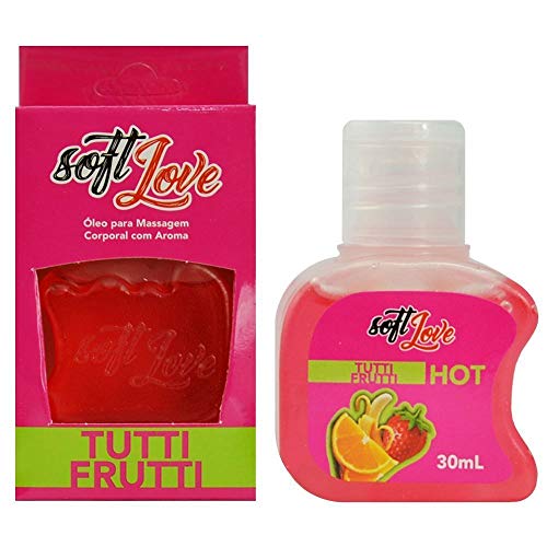 GEL OLEO COMÉSTIVEL PARA MASSAGEM 30ML TUTI FRUTTI - SOFT LOVE