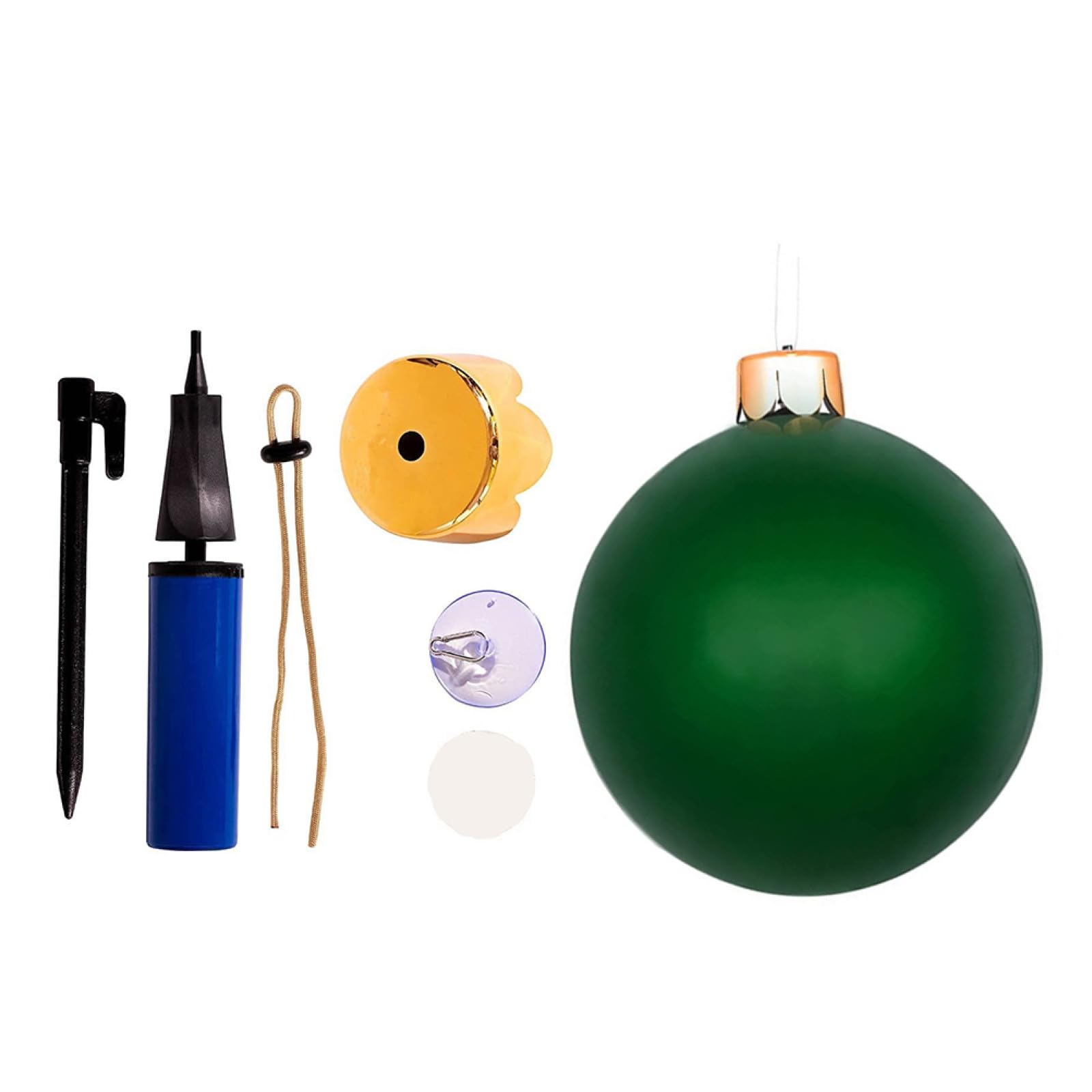 Boule de Noël gonflable décorative grand modèle pour salon et fête intérieure