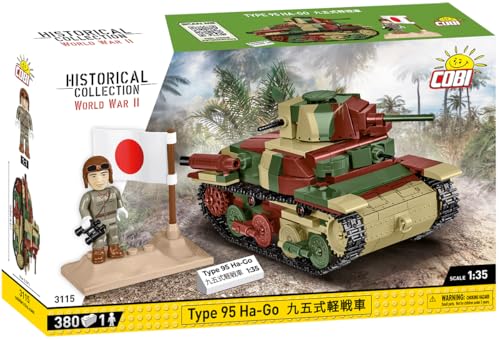 Cadeau idéal COBI Type 95 Ha-Go Scale 1:35 Dunkelgrün pour passionné d'histoire