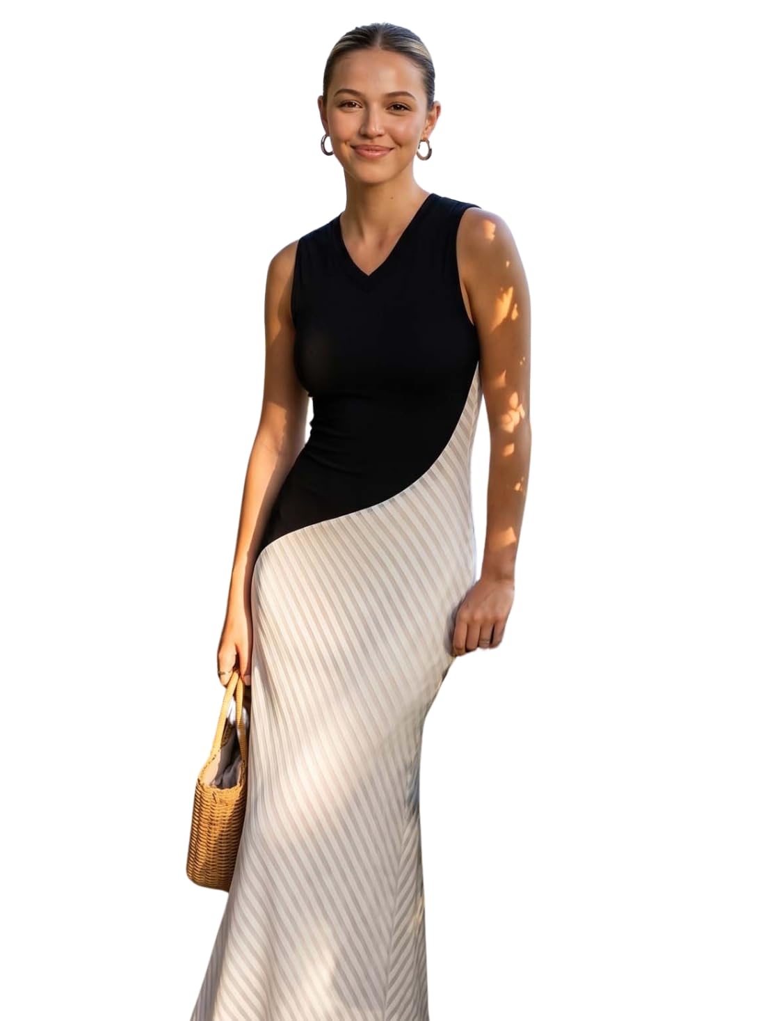 keepfit Black and White Crochet Swimwear Cover-Up Dress-picture-1