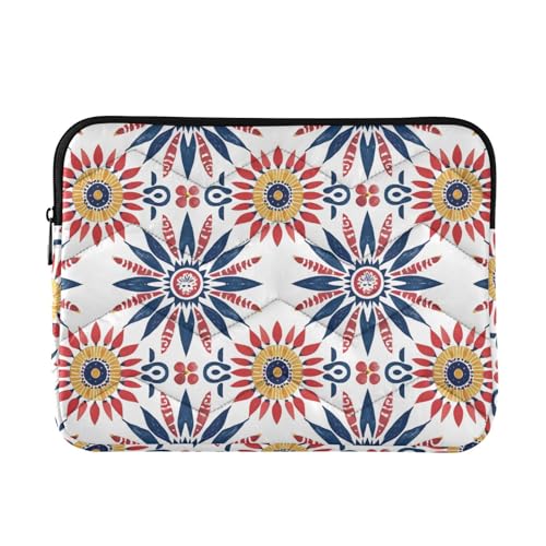 Funda impermeable Boho Flowers para portátil 13-14 pulgadas miniatura 1