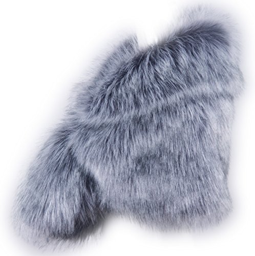 Warm Faux Fur Wedding Shawl Perfect For Wedding Party Show2