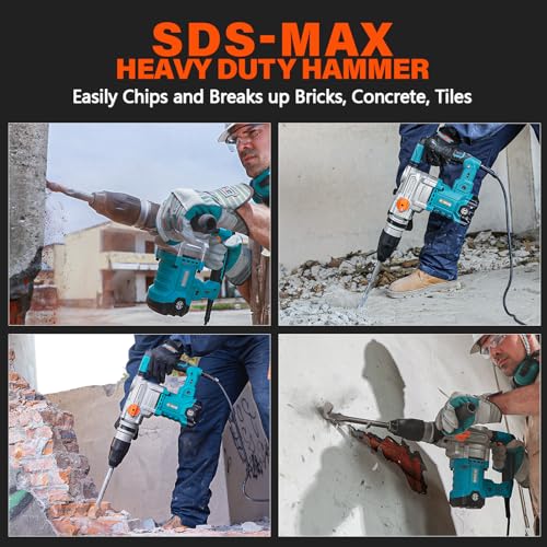 Image of Berserker 1-9 /16 inch SDS-Max Heavy Duty Rotary Hammer Drill for Concrete 42M