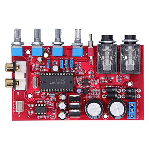 Pre Amplifier Board Microphone Module Karaoke Reverberation Board Preamp YJ0026 OK Stereo Interface Large Heat Dissipation Area Strong Convenient Use Small Size
