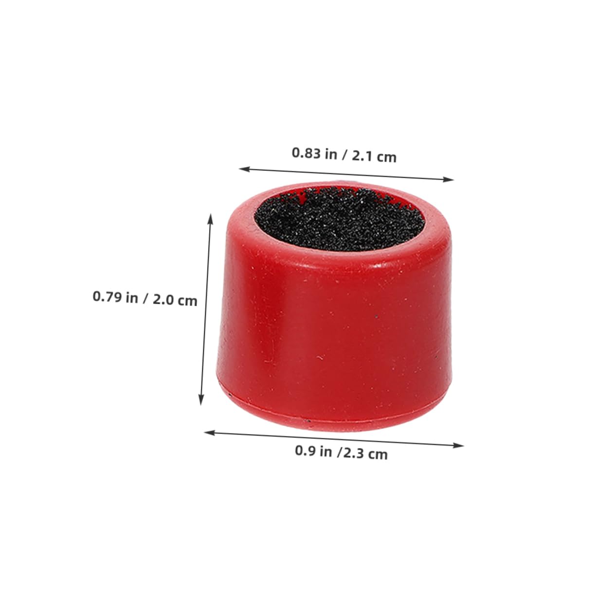 HANABASS Billiard Pool Cue Tip Sander Red Cue Tip Shaper Tool Set for Easy Sanding and Shaping
