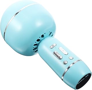 VICASKY Karaokê Microfone Streaming Ao Microfone De Canto Adultos Microfone De Música Microfone Portátil Leitor De Música Microfone De Mão Acessórios Ktv Ktv Microfone De Plástico Sem Fio