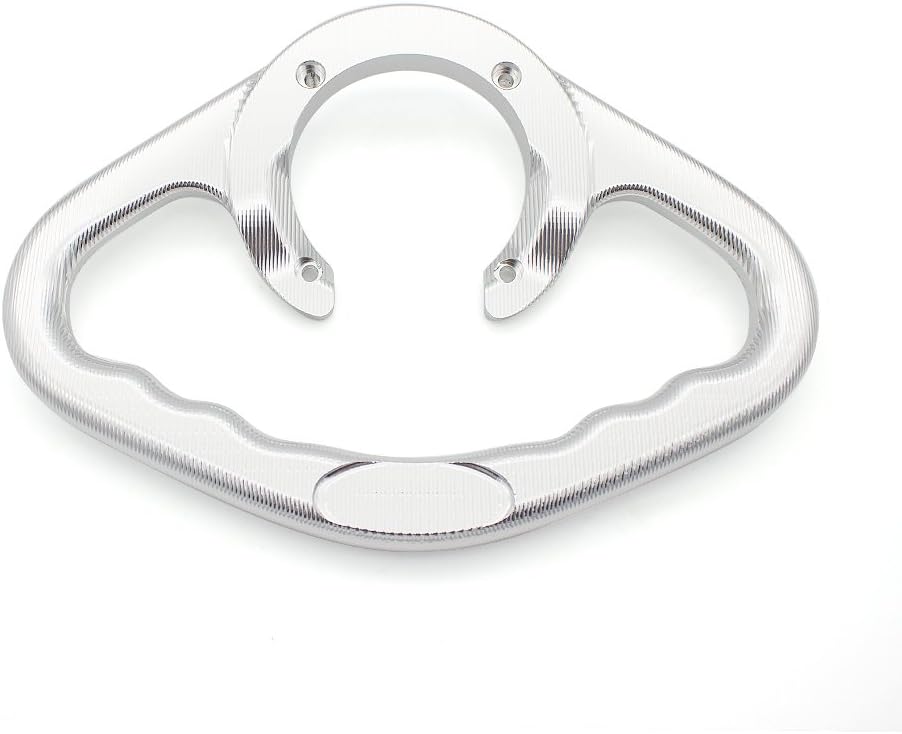 Motorcycle CNC 4 Holes Passenger Handle Grip Tank Handle Grab Compatible with GSXR 600 GSXR750 94-03, GSXR1000 01-02,Hayabusa GSXR1300 97-07,SV650/S 99-02,GSX400 94-12,TL1000S/R GS500 All Year