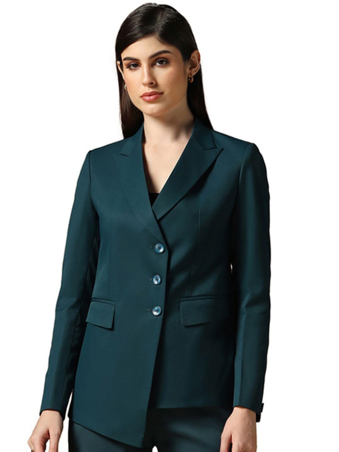 Viscose Febric Regular Fit Stylish Angrakha Blazer for Women's Formal Coat for Bussiness Meetings, Office Used-image-40