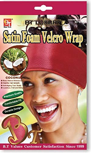 Beauty TownLuxury Selection Coconut Satin Foam Velcro Wrap (Assorted)