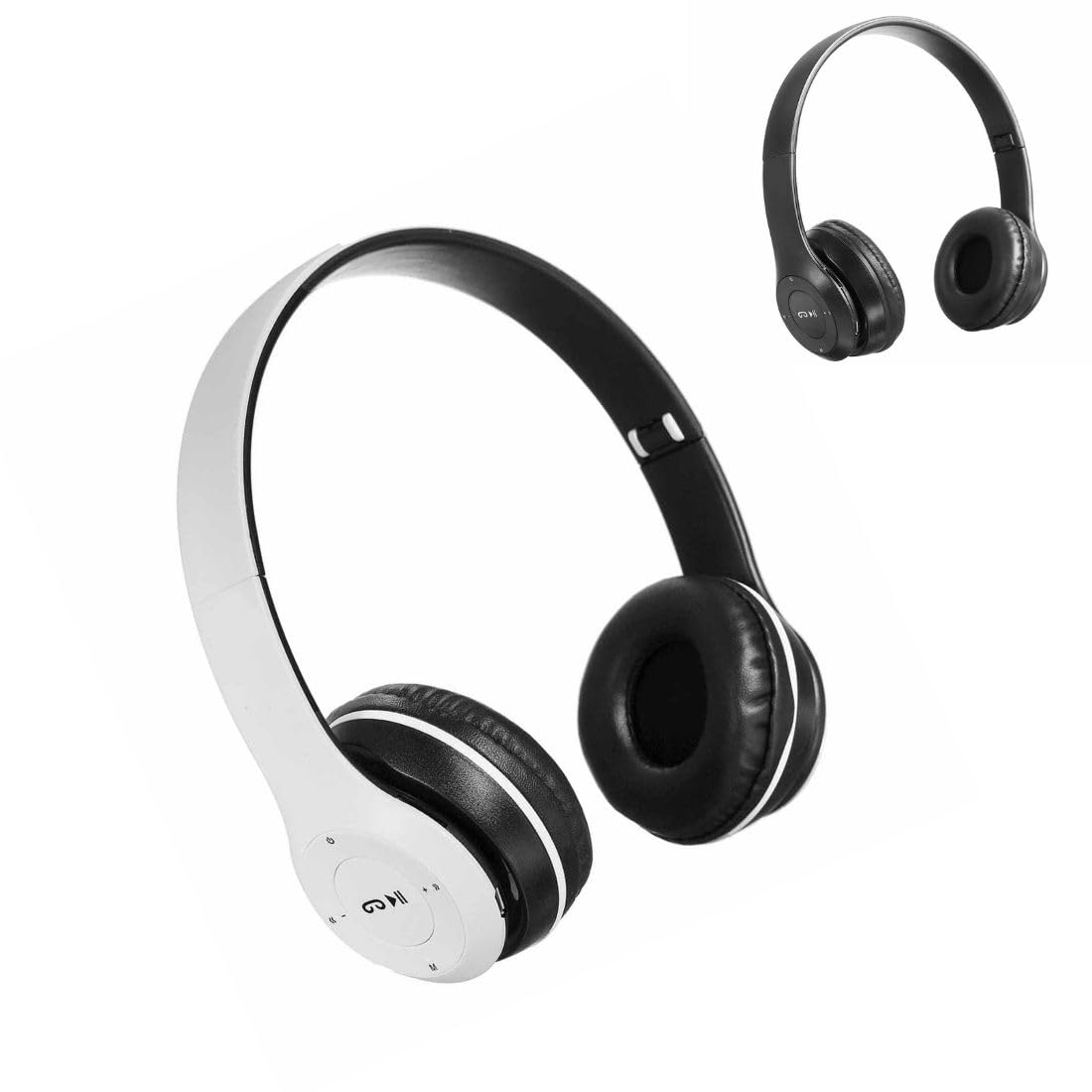 Bluetooth Headphones with Mic, Wireless Stereo Headset, Foldable Over Ear Headphones with FM & TF Card Slot-picture-19
