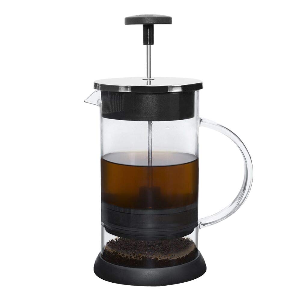 LIDS Cafetera French Press Cafetera, Olla De Prensa De Café De Vidrio De Borosilicato, Tetera O Cafetera Espesa Resistente Al Calor Cafetera con Filtro Incorporado para Hogar Oficina (1000ml)