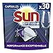 Sun Capsules Lave-Vaisselle Optimum Tout en 1 Efficacité Impeccable Ingrédients Naturels Nettoyage Brillance & Parfum Frais, 30 Tablettes