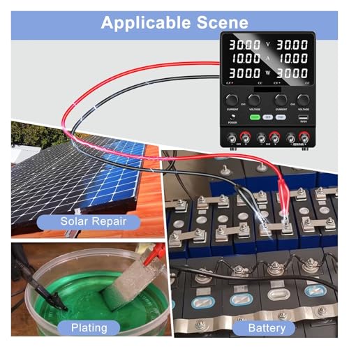 Alimentation CC Variable à double canal numérique avec tension régulée - 6