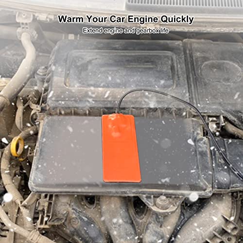 Silicone Heating Pad, 2 X 5inch Car Universal Oil Pan