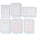 Baby Shower Game Card Packs - 5-Set Assorted Party Activity Supplies for 50 Guests, Including Bingo, Word Scramble, and Well Wishes, Unicorn and Clouds Design, 50 Sheets, 5 x 7 Inches