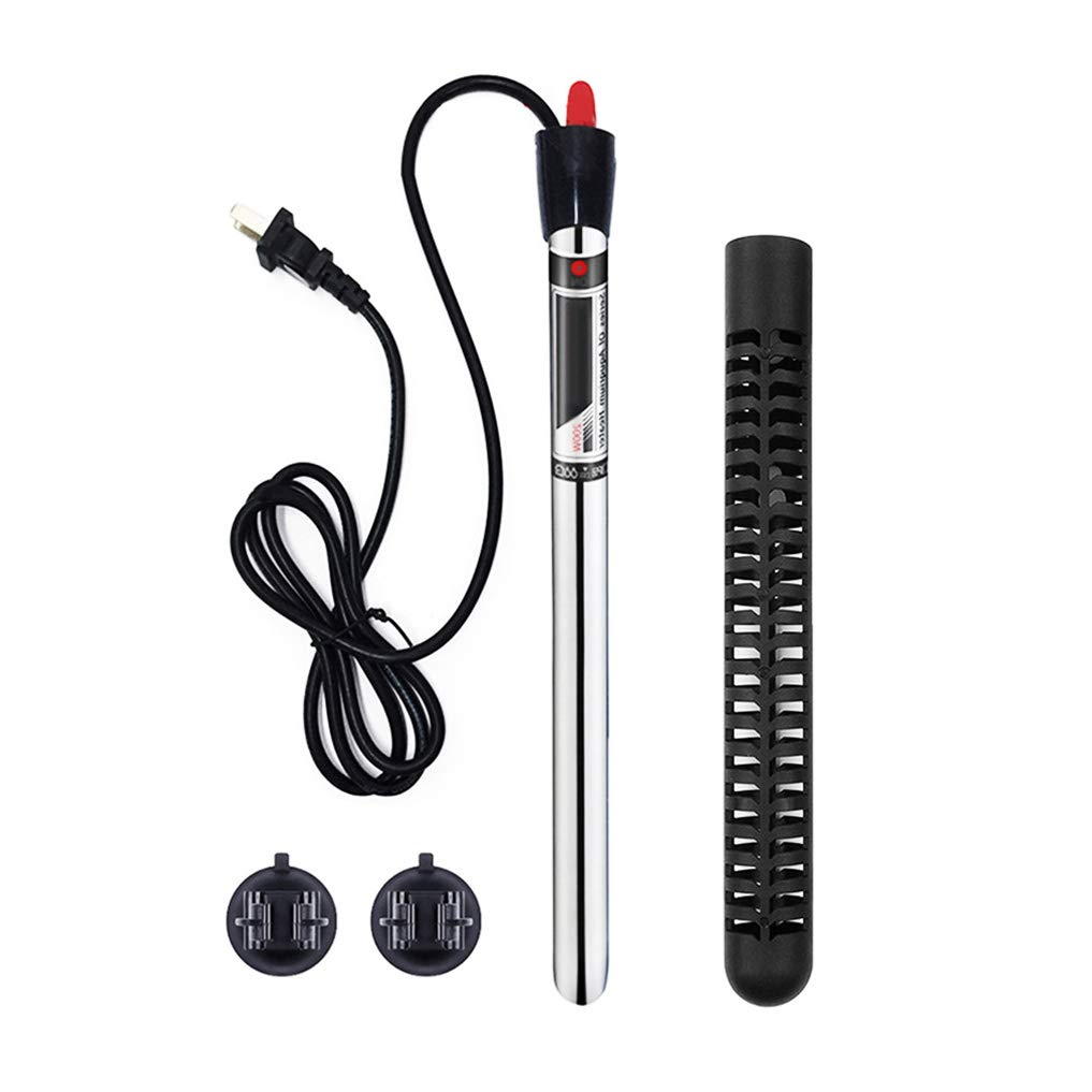 Réchauffeur Submersible d'aquarium d'aquarium d'acier Inoxydable avec la Couverture protectrice, 50W / 100W / 200W / 300W / 400W / 500W