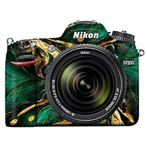 WRAPTURE. Premium DSLR Camera Scratchproof Protective Skin for Nikon D7200 - No Residue Removal, Bubble Free, Scratch Resistant, Stretchable, HD Quality Printed - HCS013
