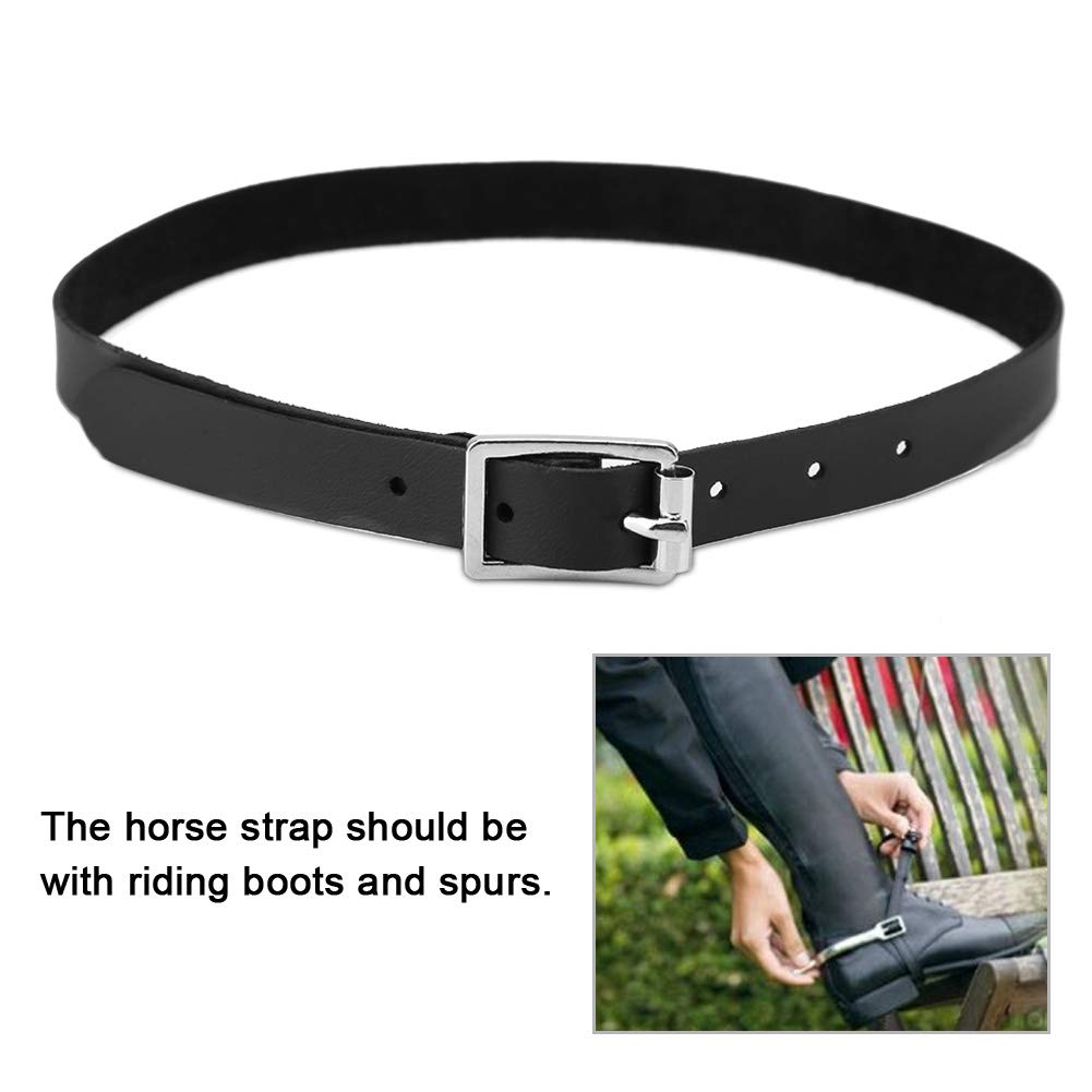 Speroni Pelle Cinturino in Cuoio, Lacci Per Leather Cinghia Sperone Fatta a Mano Cavalli Accessori Equestre Cinghie Da Equitazione Cinturini Regolabile Spur Strap Cavallo Equipaggiamento Sicurezza