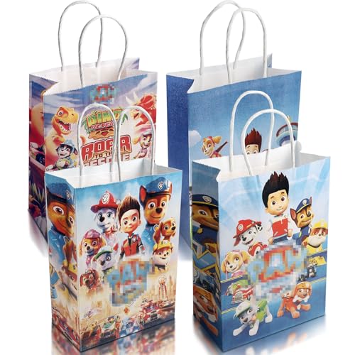 Sacchetti Compleanno Bambini, 12 PCS Sacchetto