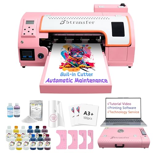 M1630 Pro Automatic Maintenance& Cutter A3 DTF Printer Bundle for...