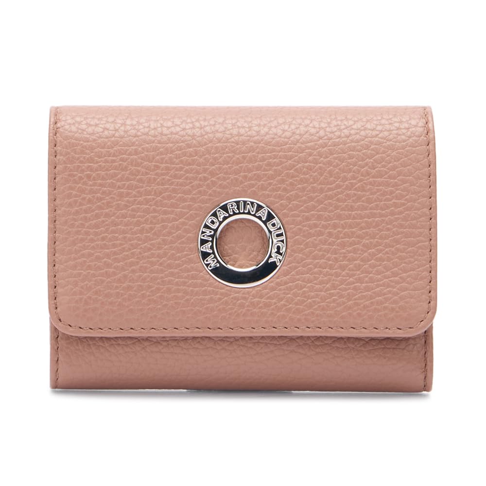 Mandarina Duck Mellow Leather Wallet, Winter Rose, One Size