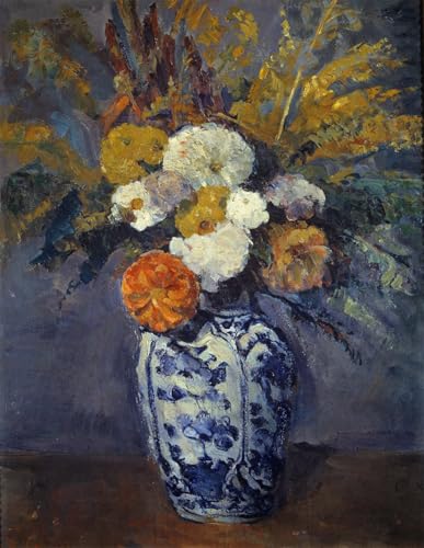 Toile murale Cézanne 60x90cm pour habiller un grand mur de salon vide