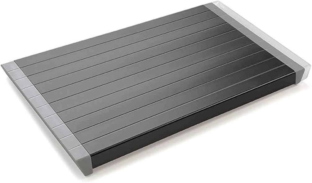 BBQ Fast Defrosting Tray for Freeze Meat Meat Defroster Tray Aluminum Meat Thawing Board Defrosting Plate Board