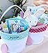 Personalized Soft and Light Easter Basket (Baby Pink)